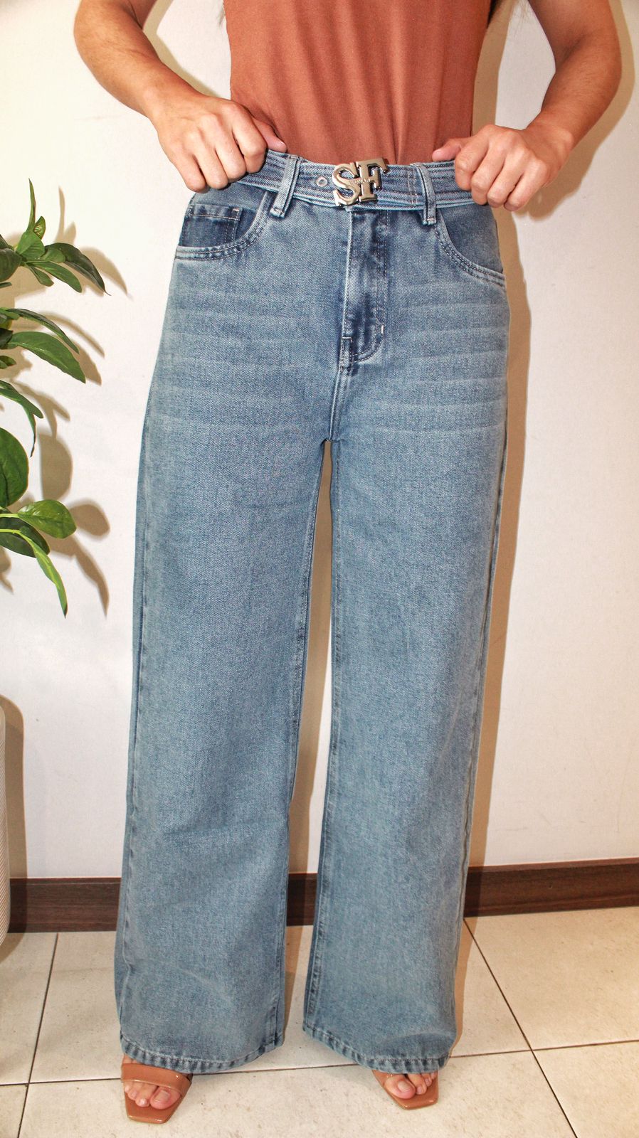 WIDE LEG LIGHT BLUE