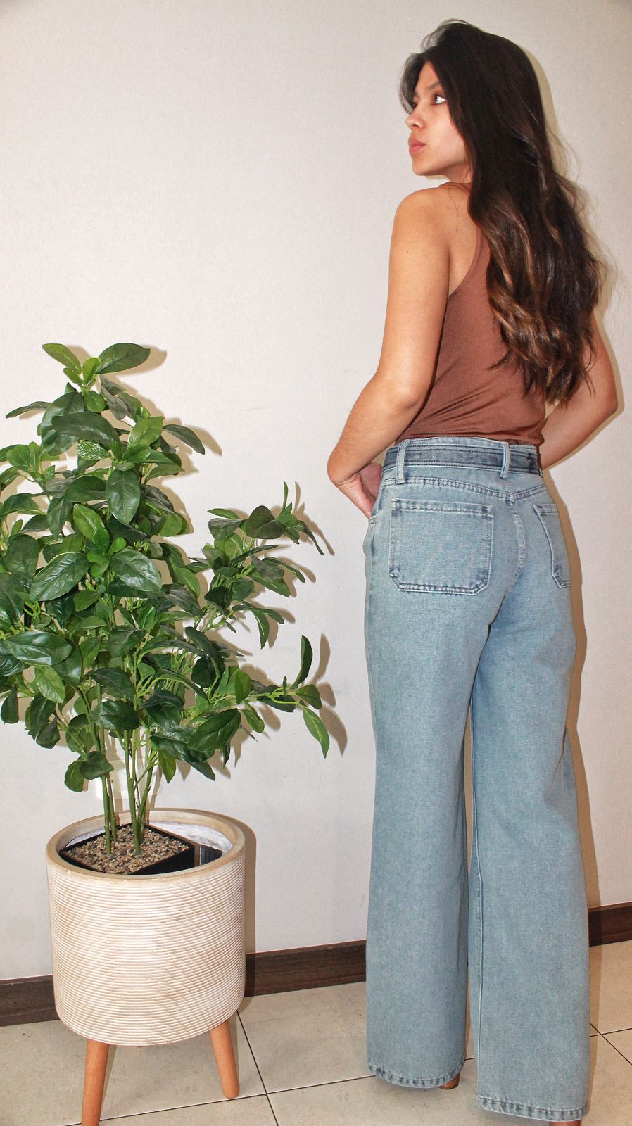 WIDE LEG LIGHT BLUE