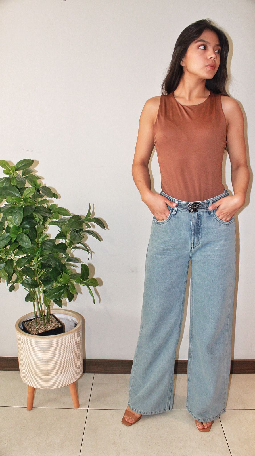 WIDE LEG LIGHT BLUE