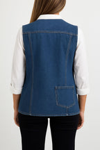 DENIM VEST INDIGO CLASSIC