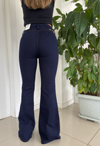 MIDNIGHT INDIGO HIGH RISE FLARE