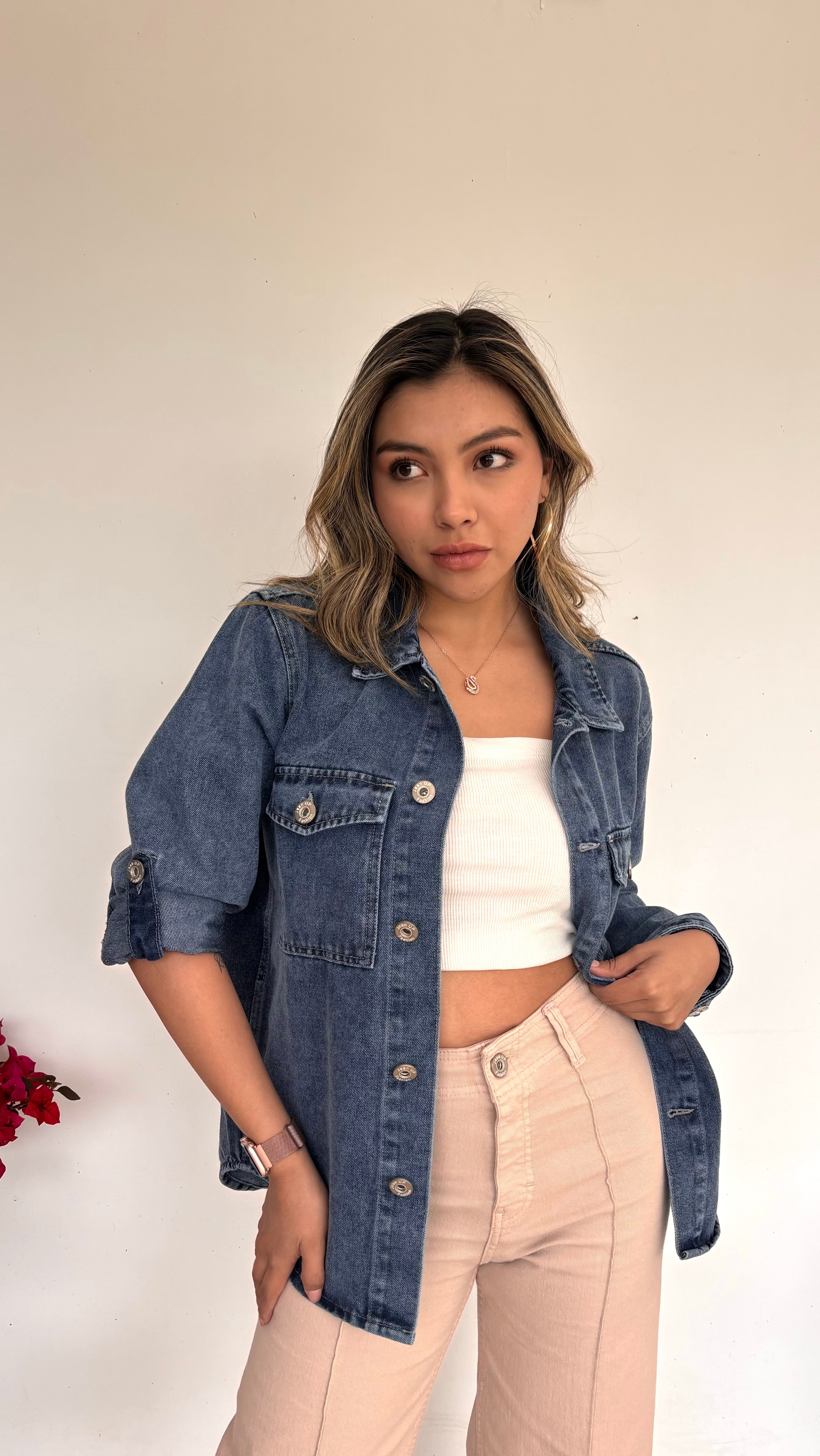 DENIM JACKET DARK BLUE