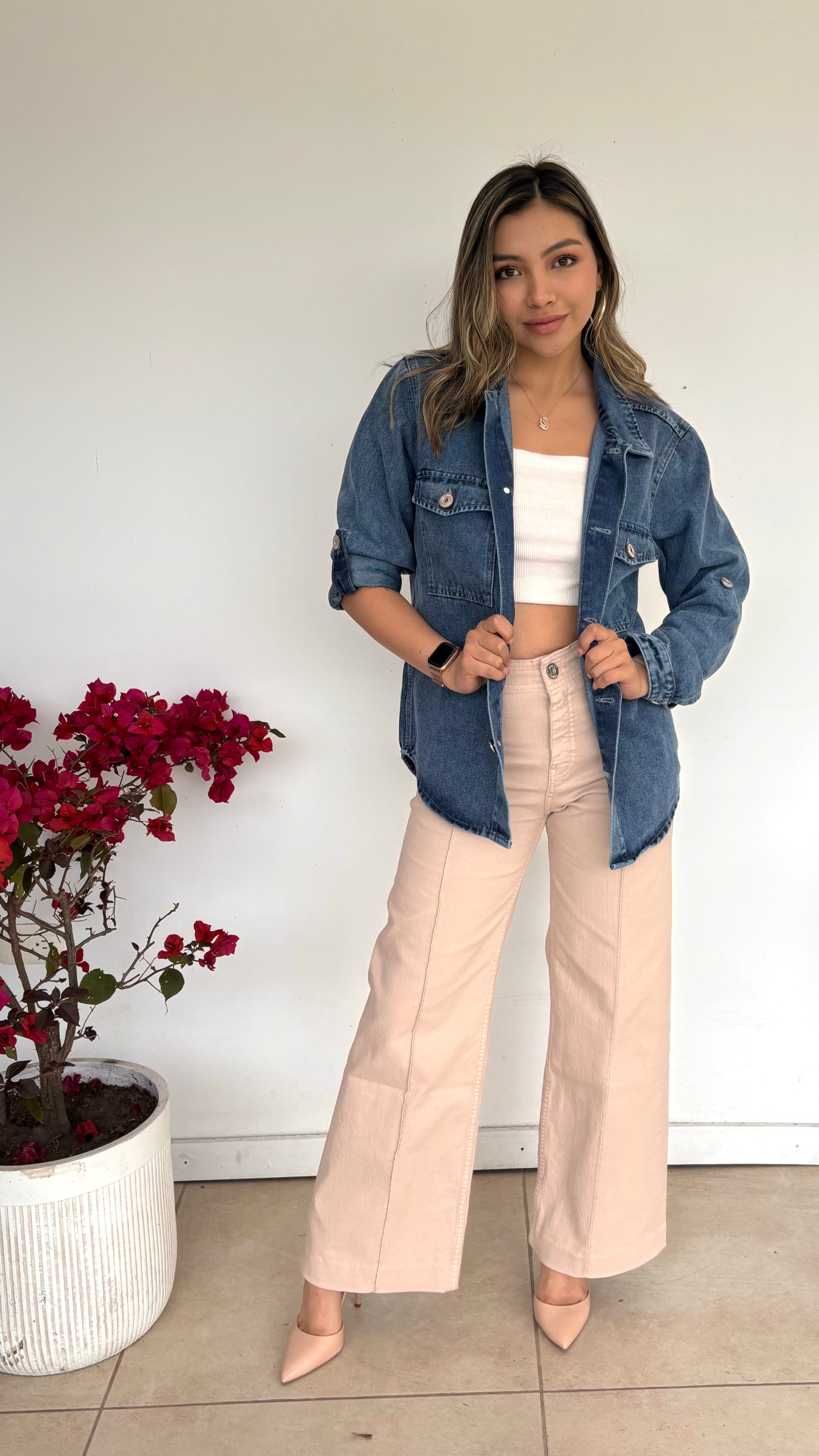DENIM JACKET DARK BLUE