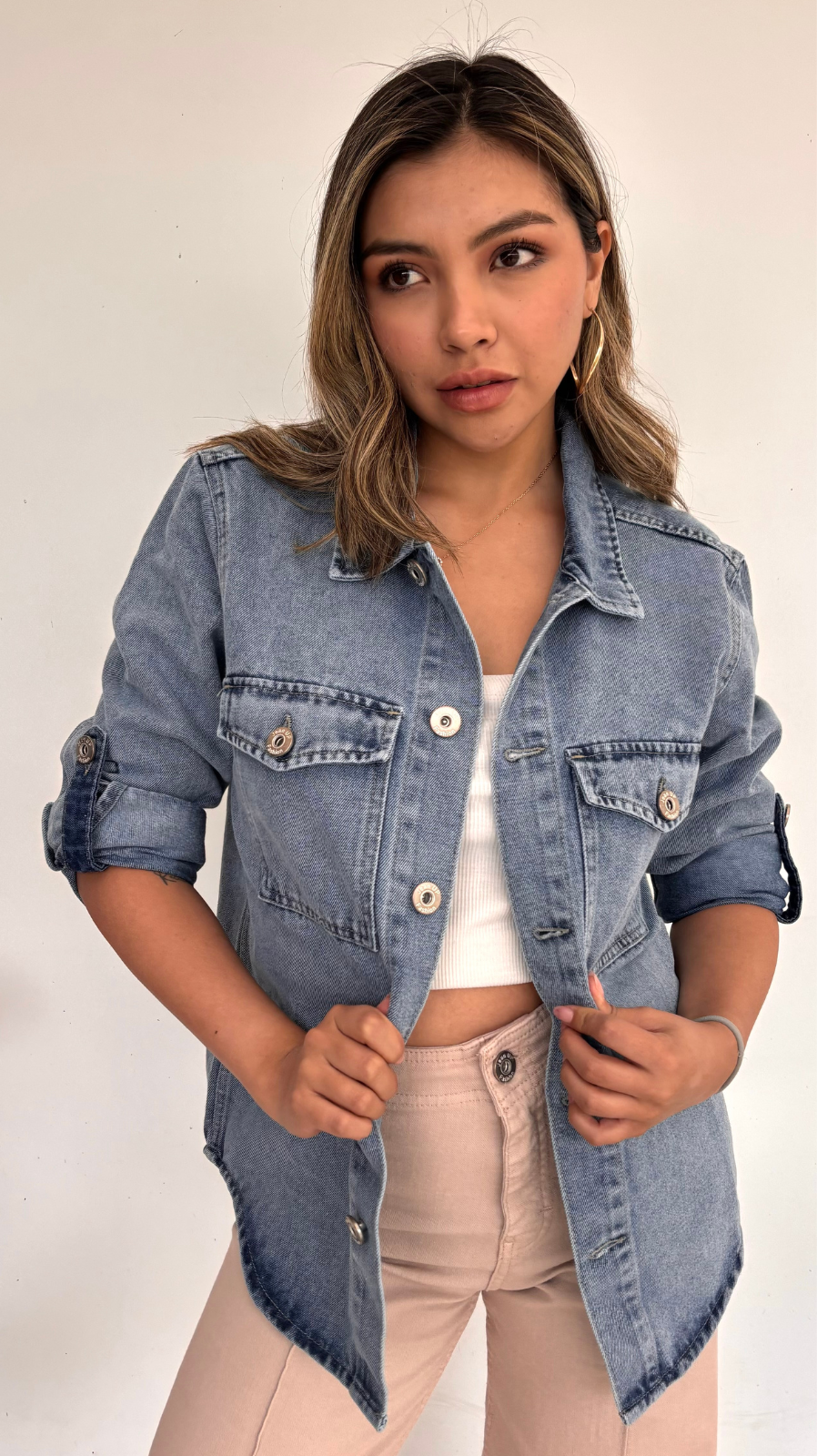 DENIM JACKET LIGHT BLUE