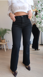 STRAIGHT HIGH RISE BLACK